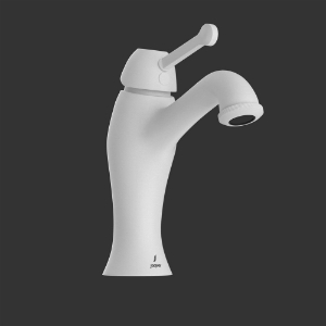 Picture of Single Lever Basin Mixer - White Matt