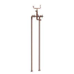 Picture of Bateria wannowo-prysznicowa stojąca - Miedź Antyczna
