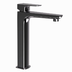 Picture of Single Lever High Neck Basin Mixer - Black Chrome