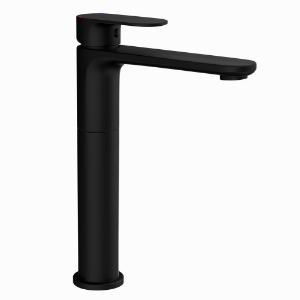 Picture of Single Lever High Neck Basin Mixer - Black Matt