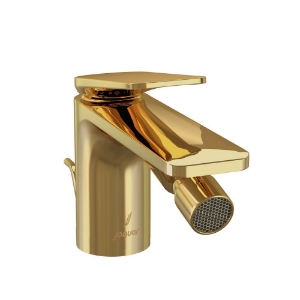 Picture of Single Lever Bidet Mixer with Popup Waste - Gold Bright PVD