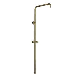 Picture of Exposed Shower Pipe with Hand Shower Holder, L-Type - Antique Bronze
