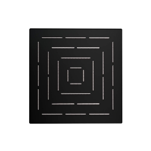 Picture of Square Shape Maze Overhead Shower - Black Matt