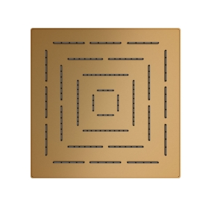 Picture of Square Shape Maze Overhead Shower - Gold Matt PVD
