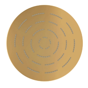 Picture of Single Function Round Shape Maze Overhead Shower - Gold Matt PVD
