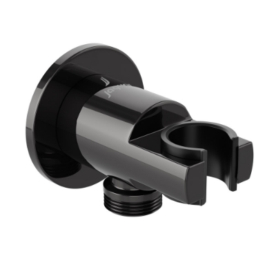 Picture of Round Wall Outlet - Black Chrome