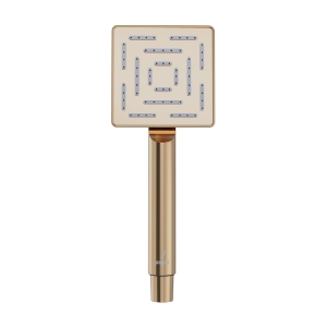 Picture of Single Function Square Shape Maze Hand Shower - Auric Gold