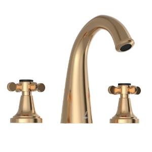 Picture of 3 hole Basin Mixer - Auric Gold