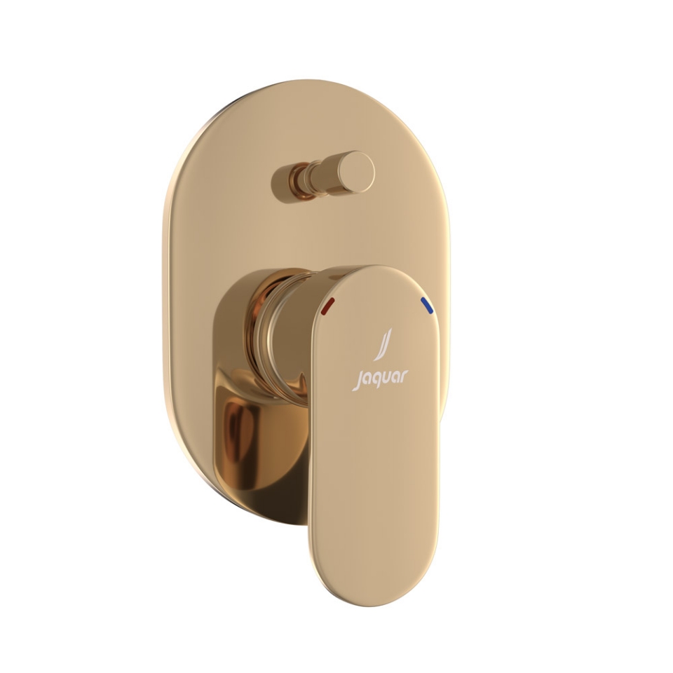 Picture of Single Lever In-wall Diverter - Auric Gold