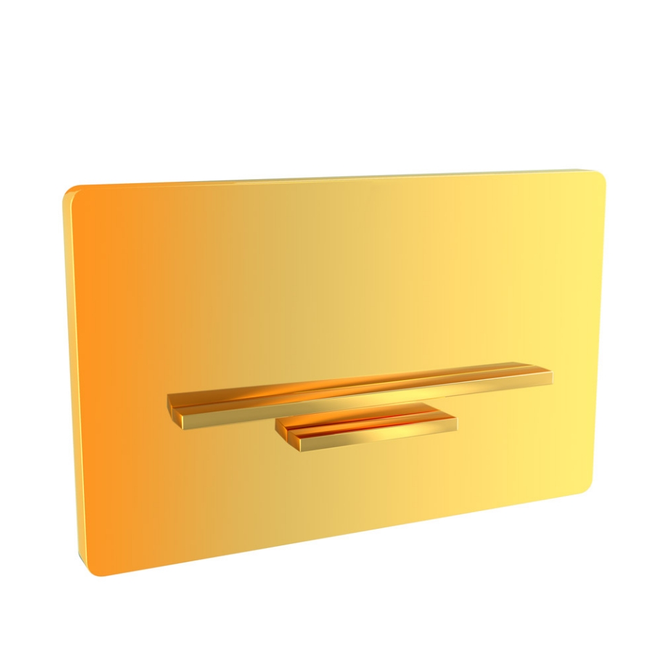 Picture of Control Plate Laguna - Gold Bright PVD