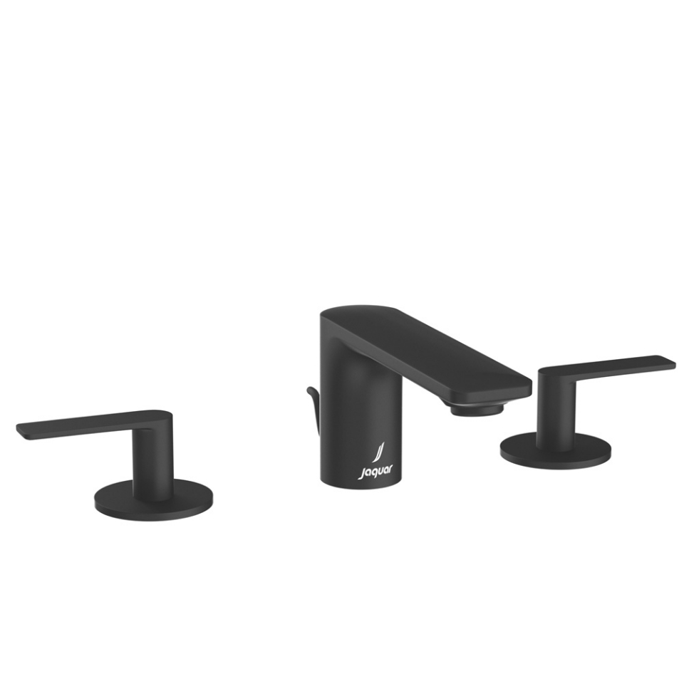 Picture of Bateria umywalkowa 3-otworowa- Czarny Mat