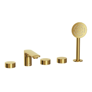 Picture of 5-Hole Bath & Shower Mixer - Gold Bright PVD