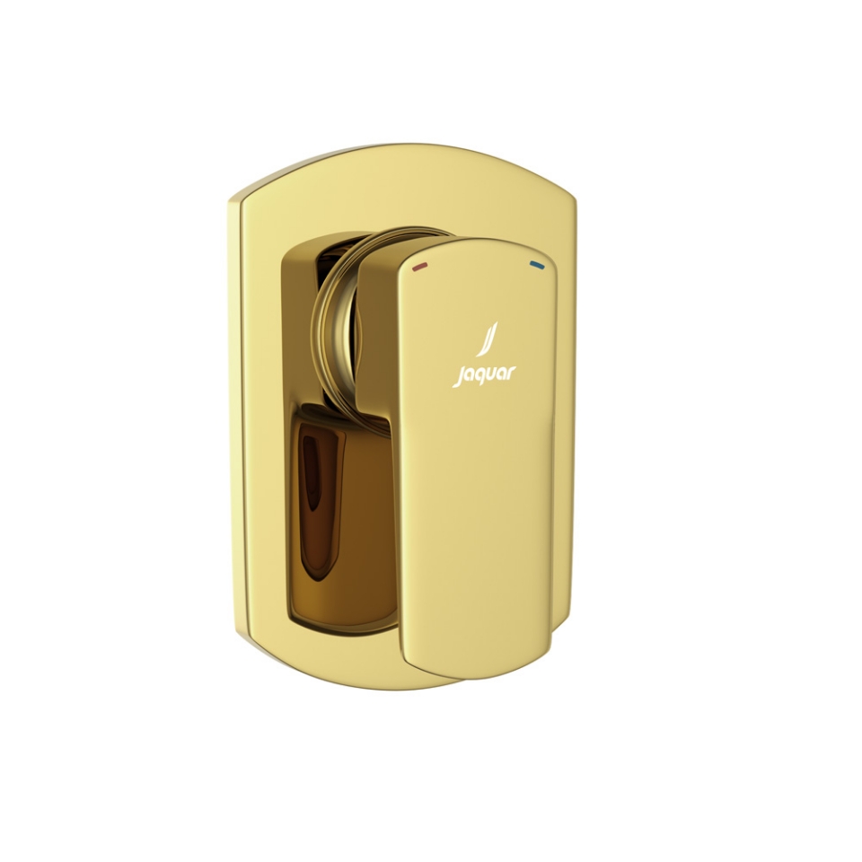 Picture of Exposed Part Kit of Single Lever In-wall Manual Valve - Gold Bright PVD