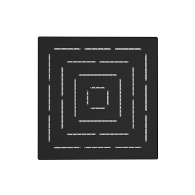 Picture of Square Shape Maze Overhead Shower - Black Matt