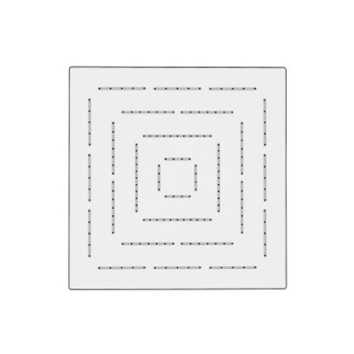 Picture of Deszczownica jednofunkcyjna Maze kwadratowa-Biały Mat