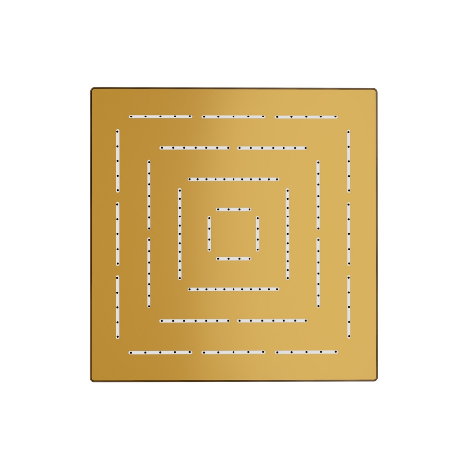 Picture of Deszczownica jednofunkcyjna Maze kwadratowa-Złoty mat PVD