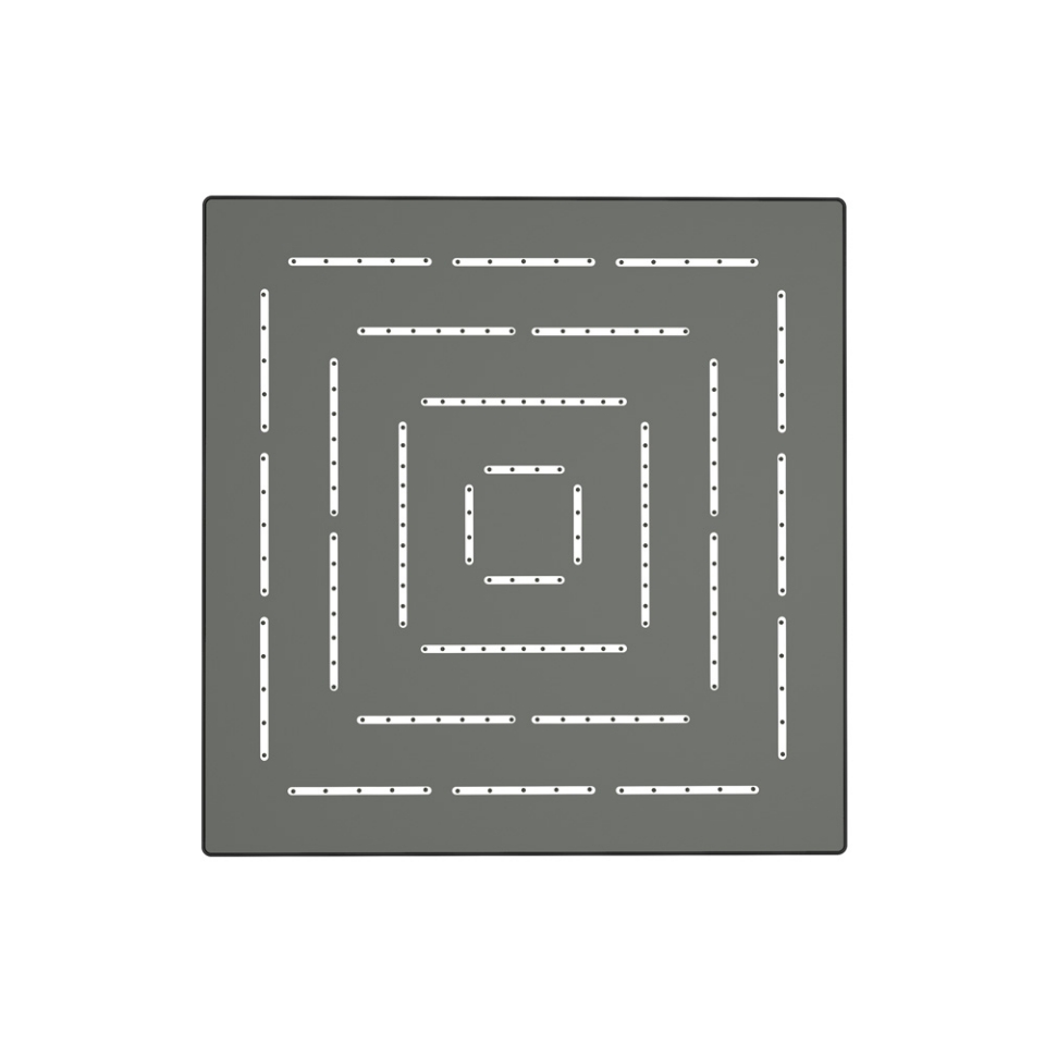 Picture of Square Shape Maze Overhead Shower - Graphite