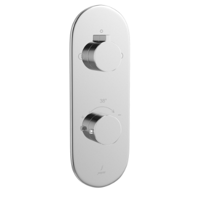 Picture of Aquamax exposed part kit of thermostatic shower mixer with 2-way diverter