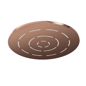 Picture of Single Function Round Shape Maze Overhead Shower - Blush Gold Bright PVD