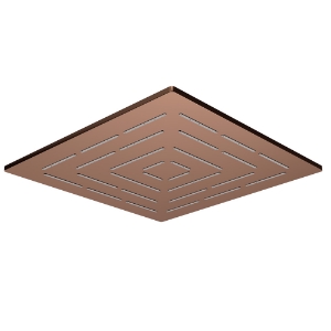 Picture of Square Shape Maze Overhead Shower - Blush Gold Bright PVD