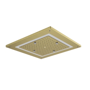 Picture of Jednofunkcyjna deszczownica „Maze” okrągła - Złoty mat PVD
