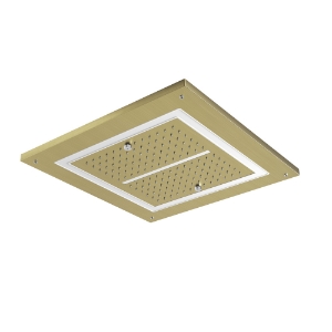 Picture of Jednofunkcyjna deszczownica „Maze” okrągła - Złoty mat PVD
