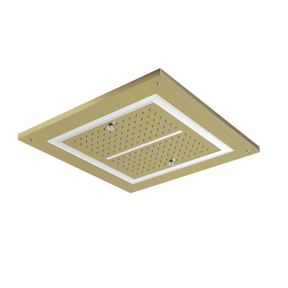 Picture of Jednofunkcyjna deszczownica „Maze” okrągła - Złoty mat PVD