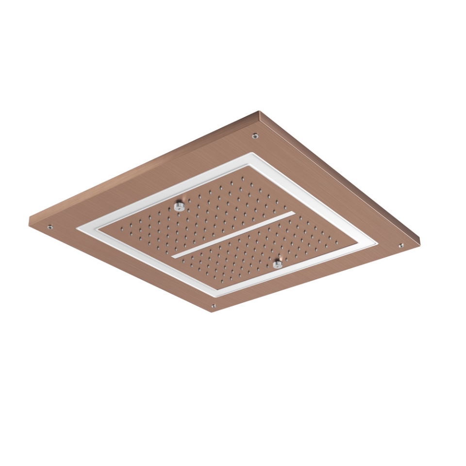 Picture of Jednofunkcyjna deszczownica „Maze” okrągła - Złoty mat PVD