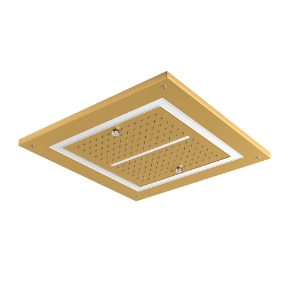 Picture of Jednofunkcyjna deszczownica „Maze” okrągła - Złoty mat PVD