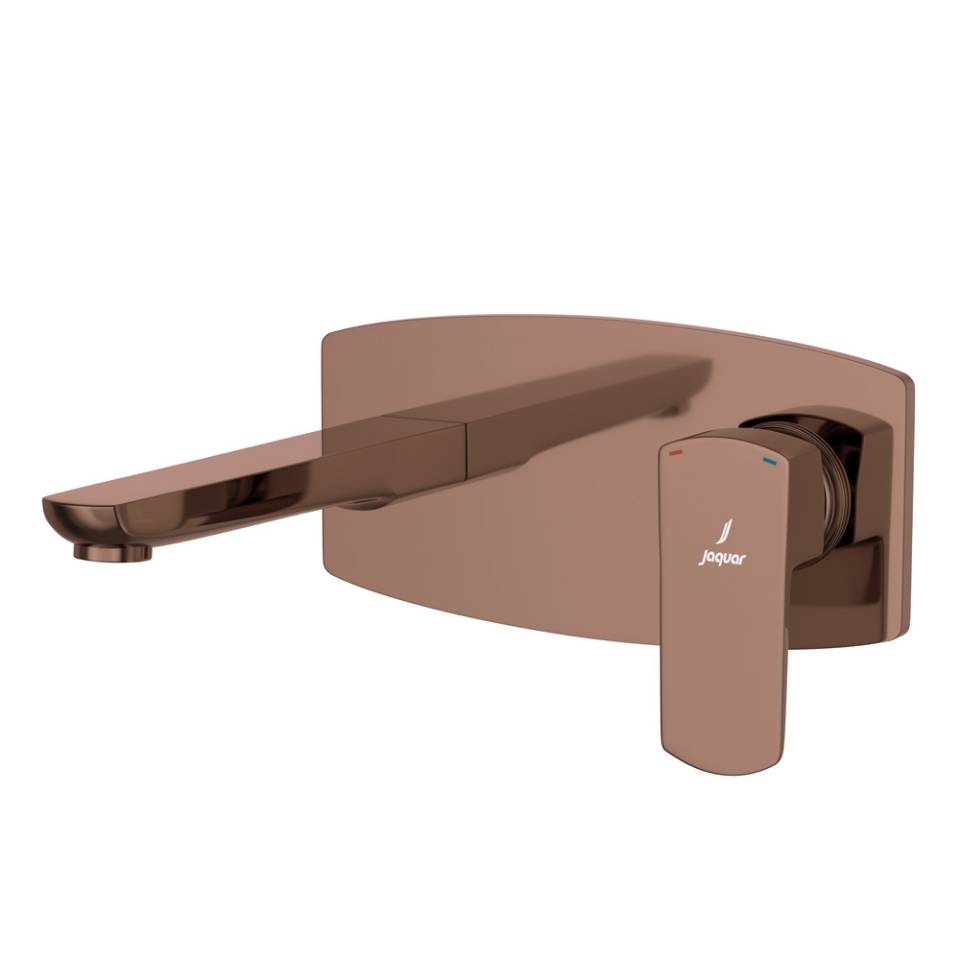 Picture of Exposed Parts of Single Lever Built-in In-wall Manual Valve - Blush Gold Bright PVD