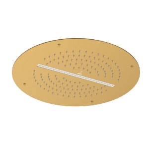 Picture of Jednofunkcyjna deszczownica „Maze” okrągła - Złoty mat PVD