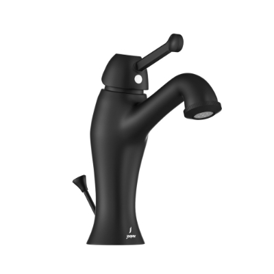 Picture of Single Lever Basin Mixer with Popup Waste - Black Matt