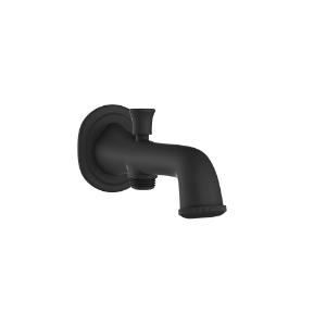 Picture of Queens Prime Bath Spout with Diverter - Black Matt