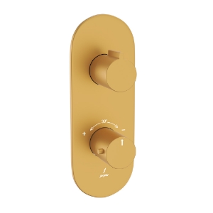 Picture of Aquamax Thermostatic Shower Mixer- Gold Matt PVD